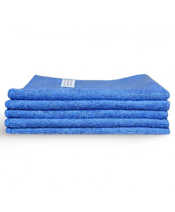 Pachet 5 lavete microfibră ULTRA 🇦🇹 38×38 cm, 32 g – Albastru pentru Spații Administrative