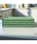 Acasa - Pachet 5 lavete microfibră ULTRA 🇦🇹 38×38 cm, 32 g – Verde 🟢 pentru Bucătării și Zone Food 🍴 - arli.ro