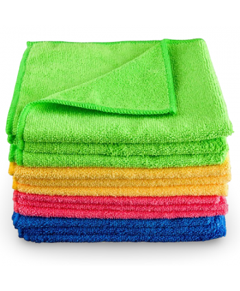  Lavete microfibra profesionale - 🌈 Pachet de 12 Lavete Colorate din Microfibra🇪🇸 – Performanță Superioară pentru Curățenie Uscată și Umedă - arli.ro