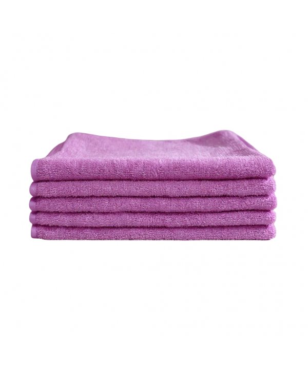 Pachet 5 lavete microfibră ULTRA 🇦🇹 40×40 cm, 42 g – Roșu pentru Toalete și Zone de Deșeuri