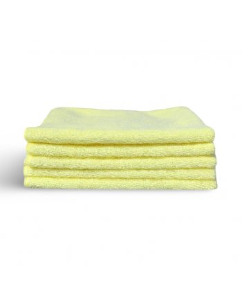 Pachet 5 lavete microfibră ULTRA 🇦🇹 40×40 cm, 42 g – Galben pentru Suprafețe din Băi