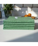 Acasa - Pachet 5 lavete microfibră ULTRA 🇦🇹 40×40 cm, 42 g – Verde 🟢 pentru Bucătării și Zone Food 🍽️🍳 - arli.ro