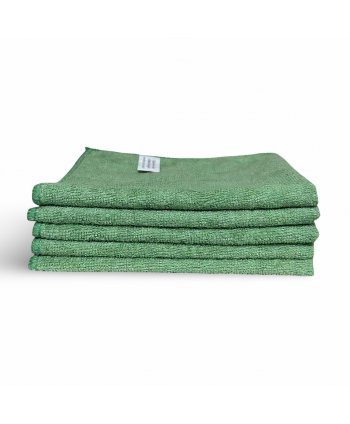 Pachet 5 lavete microfibră ULTRA 🇦🇹 40×40 cm, 42 g – Verde pentru Bucătării și Zone Food