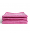 Acasa - Pachet 5 lavete microfibră PREMIUM PROFESSIONAL 🇦🇹 40×40 cm, 53 g – Roșu 🔴 pentru Toalete și Zone de Deșeuri 🚽🗑️ - arli.ro
