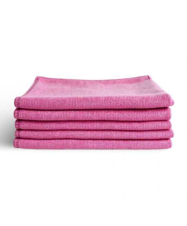 Pachet 5 lavete microfibră PREMIUM PROFESSIONAL 🇦🇹 40×40 cm, 53 g – Roșu pentru Toalete și Zone de Deșeuri Pachet 5 lavete microfibră PREMIUM PROFESSIONAL 🇦🇹 40×40 cm, 53 g – Roșu pentru Toalete și Zone de Deșeuri