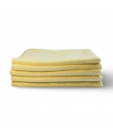 Acasa - Pachet 5 lavete microfibră PREMIUM PROFESSIONAL 🇦🇹 40×40 cm, 53 g – Galben 🟡 pentru Suprafețe din Băi și Spații Sanitare 🚿✨ - arli.ro