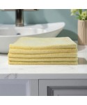 Acasa - Pachet 5 lavete microfibră PREMIUM PROFESSIONAL 🇦🇹 40×40 cm, 53 g – Galben 🟡 pentru Suprafețe din Băi și Spații Sanitare 🚿✨ - arli.ro