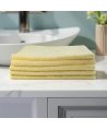Pachet 5 lavete microfibră PREMIUM PROFESSIONAL 🇦🇹 40×40 cm, 53 g – Galben pentru Suprafețe din Băi și Spații Sanitare