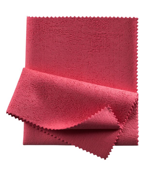 Pachet 10 Lavete Microfibră 🇦🇹 Rezistente la Dezinfectanti pt Spitale, 35×40 cm, Roșii 🔴 pt Risc Ridicat de Contaminare