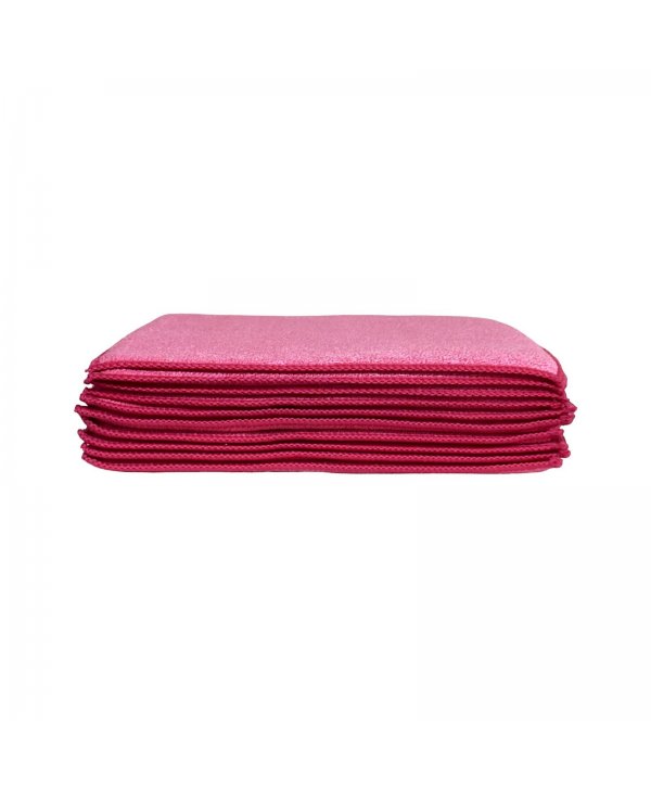 Pachet 10 Lavete Microfibră SPONGE (Tip Burete) 🇦🇹 Putere Maximă de Absorbție, Rosii 🔴