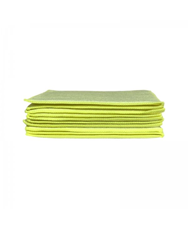 Pachet 10 Lavete Microfibră SPONGE (Tip Burete) 🇦🇹 Putere Maximă de Absorbție, Galbene 🟡