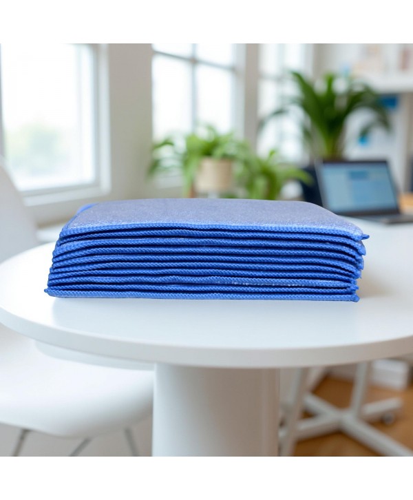 Acasa - - Pachet 10 Lavete Microfibră SPONGE (Tip Burete) 🇦🇹 Putere Maximă de Absorbție, Albastre 🔵 - arli.ro