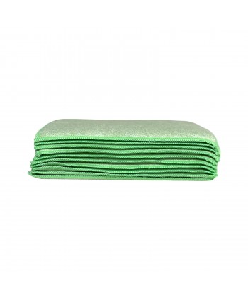 Pachet 10 Lavete Microfibră SPONGE (Tip Burete) 🇦🇹 Putere Maximă de Absorbție, Verzi 🟢