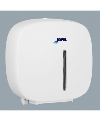  Acasa - Dispenser Hârtie Igienică Jumbo Jofel TIMELESS alb – Funcționalitate și Design pentru Spații Moderne - arli.ro