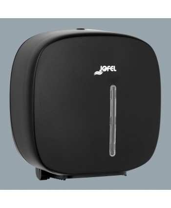  Acasa - Dispenser Hârtie Igienică Jumbo Jofel TIMELESS negru – Eleganță Mată și Durabilitate pentru Spații Moderne - arli.ro