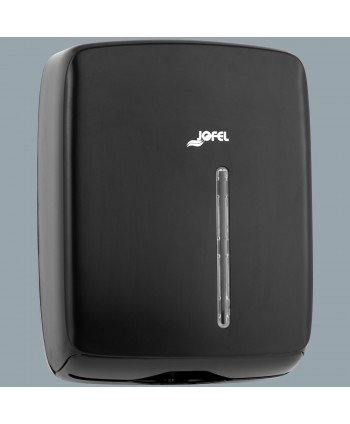  Acasa - Dispenser Prosop Hârtie Z-Fold Jofel TIMELESS, Negru Mat – Igienă Elegantă, Rezistență și Sustenabilitate - arli.ro