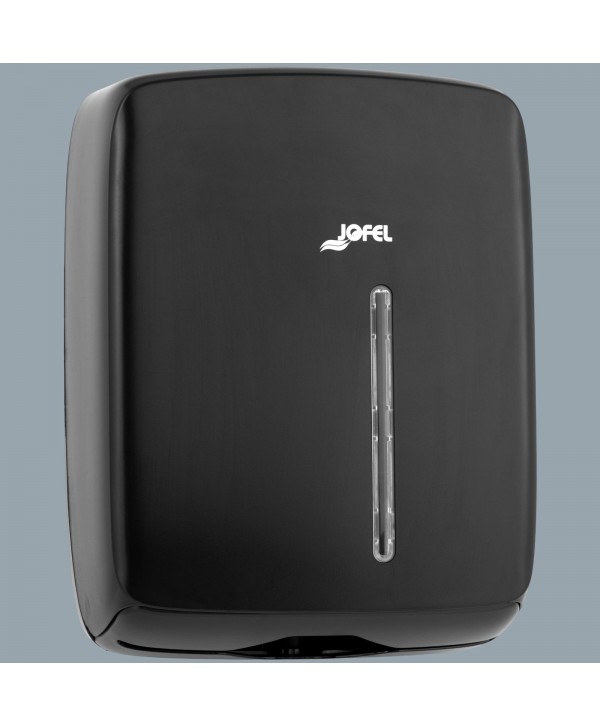 Acasa - - Dispenser Prosop Hârtie Z-Fold Jofel TIMELESS, Negru Mat – Igienă Elegantă, Rezistență și Sustenabilitate - arli.ro