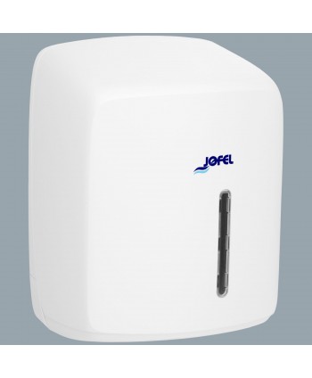  Acasa - Dispenser pentru Role Prosop Hârtie Jofel TIMELESS, Alb Mat – Funcționalitate Simplificată, Igienă Maximizată - arli.ro