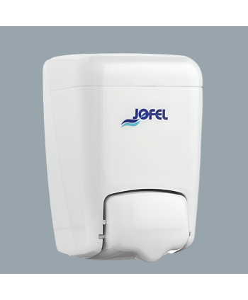  Dispenser / dozator sapun lichid - Dozator pentru sapun lichid Jofel Azur, capacitate 400 ml, ABS de inalta calitate, rezervor reincarcabil, alb - arli.ro