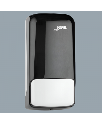  Dispenser / dozator sapun lichid - Dozator de Săpun Lichid Jofel AZUR, capacitate 800 ml, inchidere cu cheie, ABS negru de inalta calitate - arli.ro