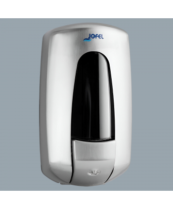  Dozatoare de sapun - Dozator din inox satinat pentru sapun lichid, calitate si finisaj premium, capacitate 900 ml, Jofel Aitana - arli.ro