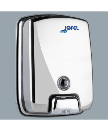 Dozatoare de sapun - Dozator premium din inox lucios pentru sapun lichid, antivandalism 🔒 anticoroziune 🛡️ 1000 ml, Jofel Futura - arli.ro