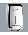 Dozator din inox pentru sapun lichid, finisaj lucios, design minimalist din gama INNEX de la Clar Systems, 1100 ml