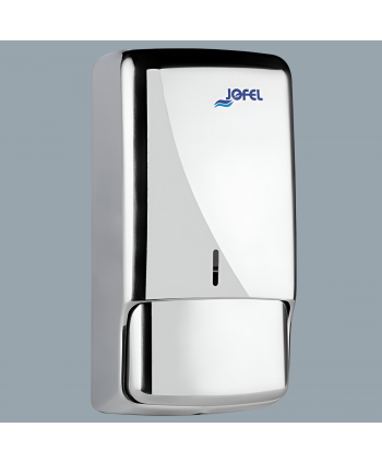  Dozatoare de sapun - Dozator din inox lucios pentru sapun lichid din gama Jofel Futura, antivandalism, design minimalist, calitate premium - arli.ro