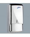 Dozator din inox lucios pentru sapun lichid din gama Jofel Futura, antivandalism, design minimalist, calitate premium