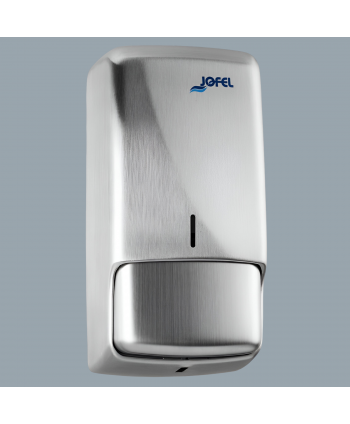 Dozatoare de sapun - Dozator din inox satinat pentru sapun lichid din gama Jofel Futura, antivandalism, design minimalist, calitate premium - arli.ro