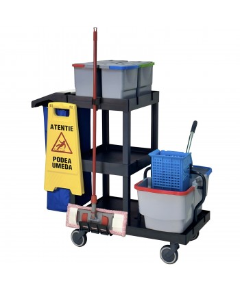 Cărucior de Curățenie ArliPlus® Evo Complet – Performanță și Versatilitate Maximă