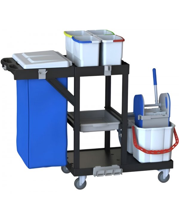 Cărucior de Curățenie ArliPlus® M640 – Soluție Profesională cu Sac de 120L pentru Spații Mari Cărucior de Curățenie ArliPlus® M640 – Soluție Profesională cu Sac de 120L pentru Spații Mari
