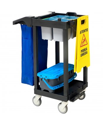 Cărucior de Curățenie Multifuncțional ArliPlus® M21s – Organizare și Eficiență în Spațiile Profesionale