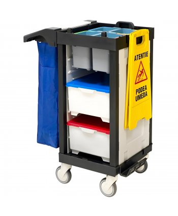 Cărucior de Curățenie Multifuncțional ArliPlus® M22s – Eficiență și Organizare pentru Spații Medicale