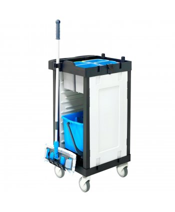 Cărucior de Curățenie Multifuncțional ArliPlus® M23 – Eficiență și Mobilitate în Spații Reduse