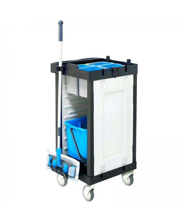 Cărucior de Curățenie Multifuncțional ArliPlus® M23 – Eficiență și Mobilitate în Spații Reduse Cărucior de Curățenie Multifuncțional ArliPlus® M23 – Eficiență și Mobilitate în Spații Reduse
