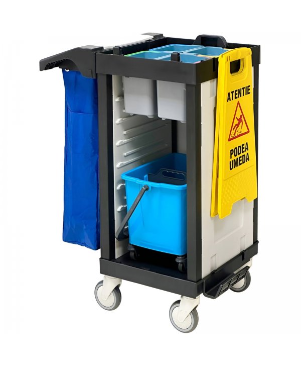 Cărucior de Curățenie Multifuncțional ArliPlus® M23s – Compact, Eficient și Versatil