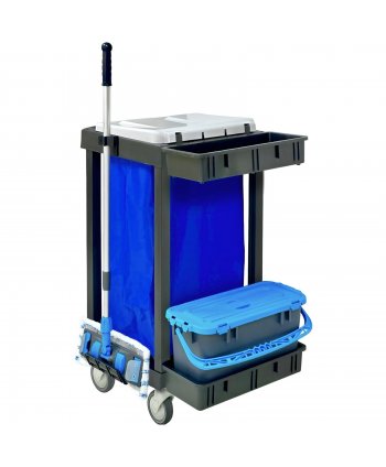 Cărucior de Curățenie Multifuncțional ArliPlus® M31 – Colectare Eficientă a Deșeurilor și a Rufelor Murdare