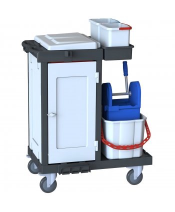 Cărucior de Curățenie Profesional ArliPlus® M424 – Igienă Completă și Organizare Superioară