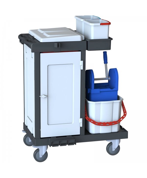 Cărucior de Curățenie Profesional ArliPlus® M424 – Igienă Completă și Organizare Superioară Cărucior de Curățenie Profesional ArliPlus® M424 – Igienă Completă și Organizare Superioară