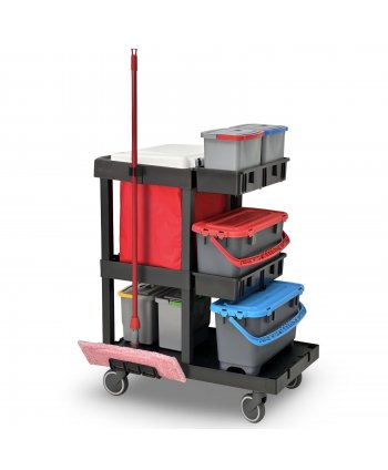 Cărucior de Curățenie Profesional ArliPlus® M710 -Soluția Compactă pentru Spații Înguste și Eficiență Maximă
