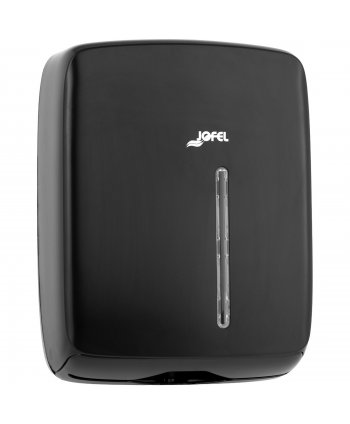 Dispenser Prosop Hârtie Z-Fold Jofel TIMELESS, Negru Mat – Igienă Elegantă, Rezistență și Sustenabilitate