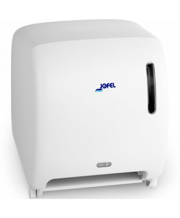 Dispenser Prosop Hârtie cu Sensor 🖐️ Jofel TIMELESS, Alb Mat – Igienă Automatizată, Sustenabilitate și Control Avansat