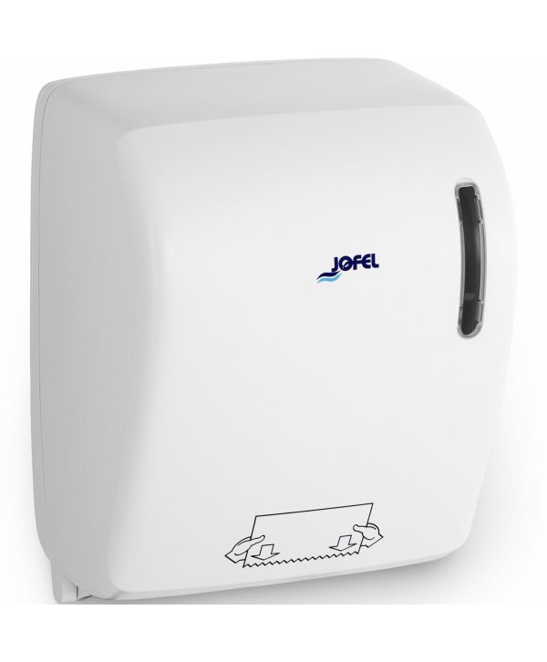 Dispenser Prosop Hârtie Manual Jofel TIMELESS, Alb Mat - Fără Manetă, Fără Mâner, Fără Senzor, Fără Consum de Energie Dispenser Prosop Hârtie Manual Jofel TIMELESS, Alb Mat - Fără Manetă, Fără Mâner, Fără Senzor, Fără Consum de Energie