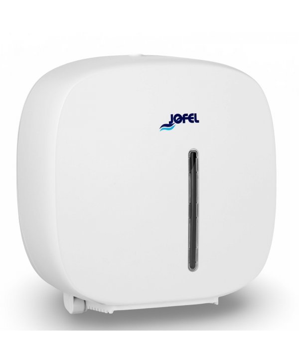 Dispenser Hârtie Igienică Jumbo Jofel TIMELESS alb – Funcționalitate și Design pentru Spații Moderne
