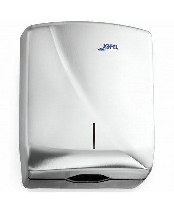 Dispenser Prosoape Pliate din Inox Lucios Antivandalism🛡️Jofel Futura – Siguranță și Rezistență în Medii Exigente
