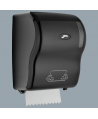 Dispenser Prosop Hartie Rola Autocut  Jofel AZUR, Reducere Consum de Hartie, Calitate Superioara, Profesional, Negru Lucios