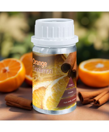 Orange Cinnamon – Ulei Esențial Odorizant de Cameră Premium, 50 ml | Aromă Caldă, Citrică și Condimentată