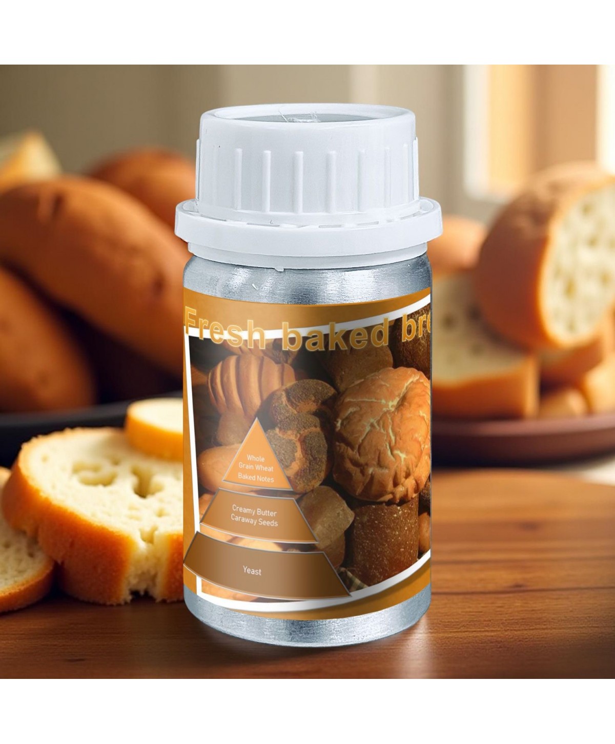 Fresh Baked Bread – Ulei Esențial Odorizant de Cameră Premium, 50 ml | Aromă Caldă, Familiară și Confortabilă