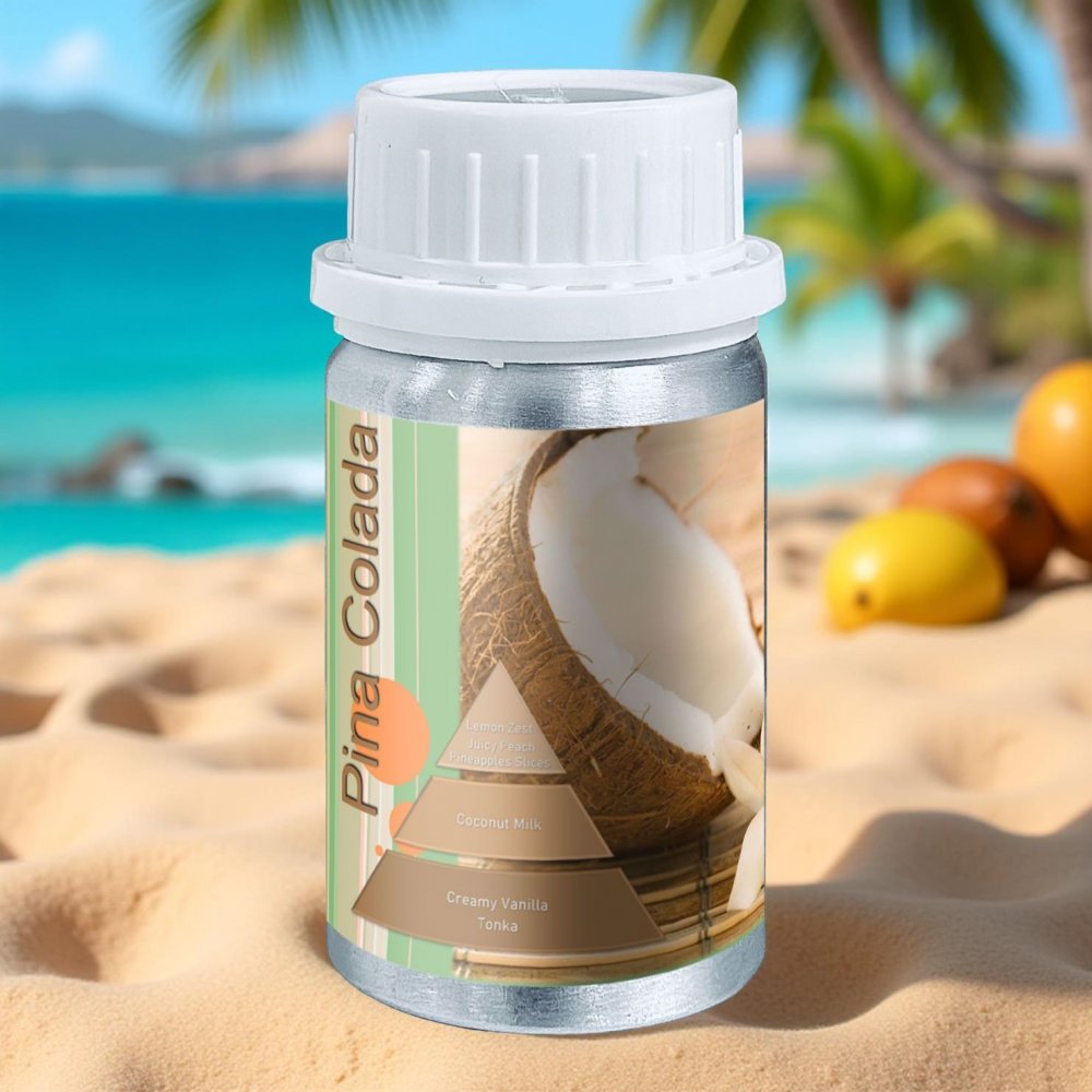 Pina Colada – Ulei Esențial Odorizant de Cameră Premium, 50 ml | Aromă Tropicală, Cremoasă și Exotică